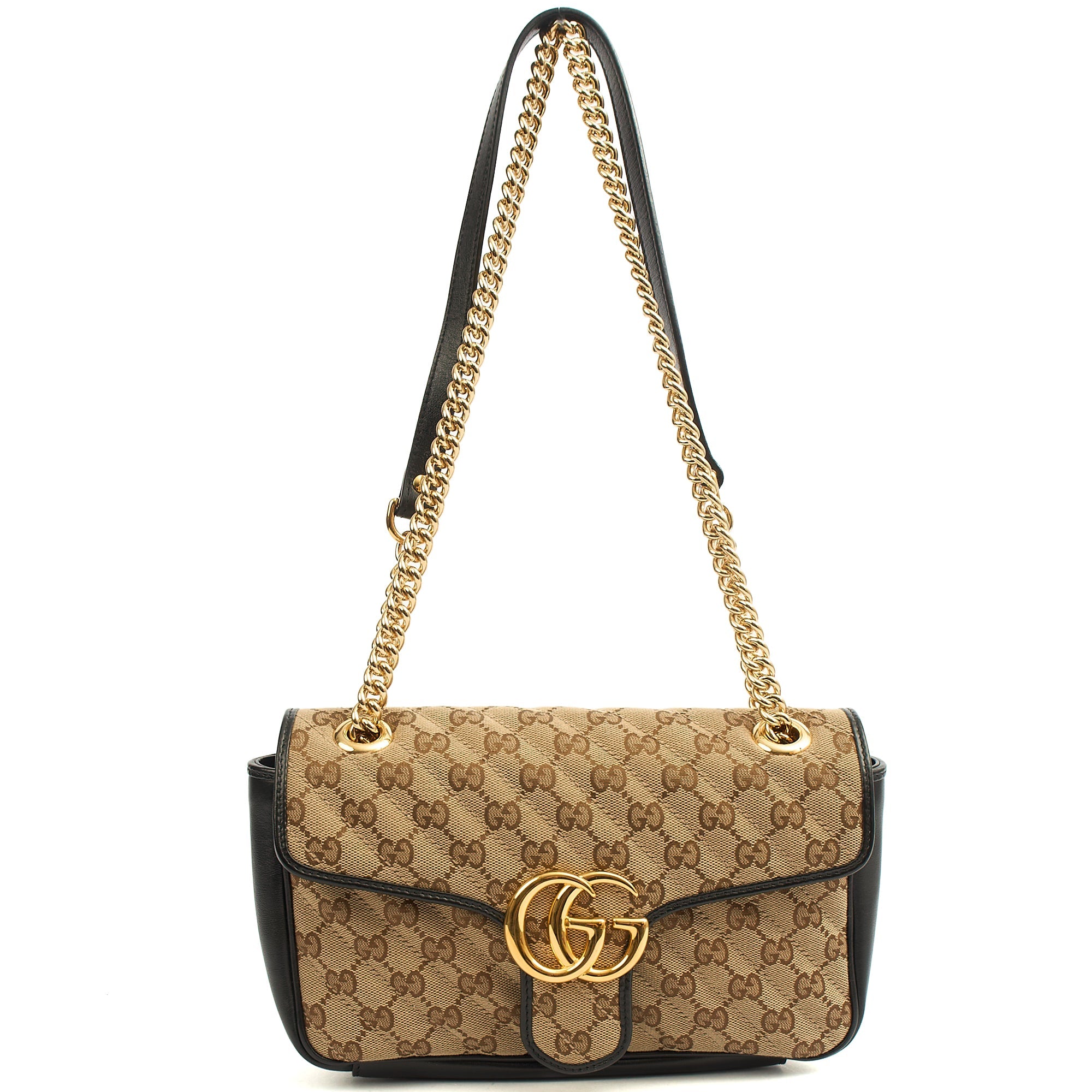 Gucci Shoulder Bag Marmont Shoulder Bag - Small in GG Supreme, Canvas — Detail View