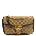 Gucci Shoulder Bag Marmont Shoulder Bag - Small in GG Supreme, Canvas — Front View