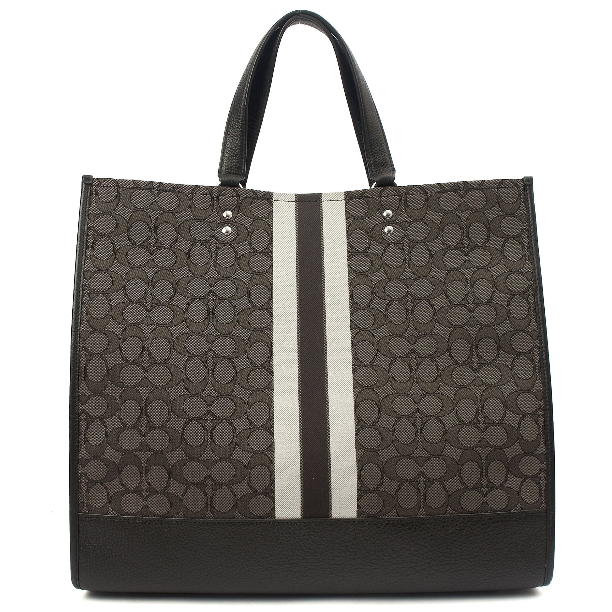 Coach Tote Dempsey Bucket in Grey, Leather — Alternate View 10