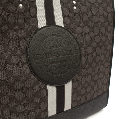 Coach Tote Dempsey Bucket in Grey, Leather — Lifestyle View