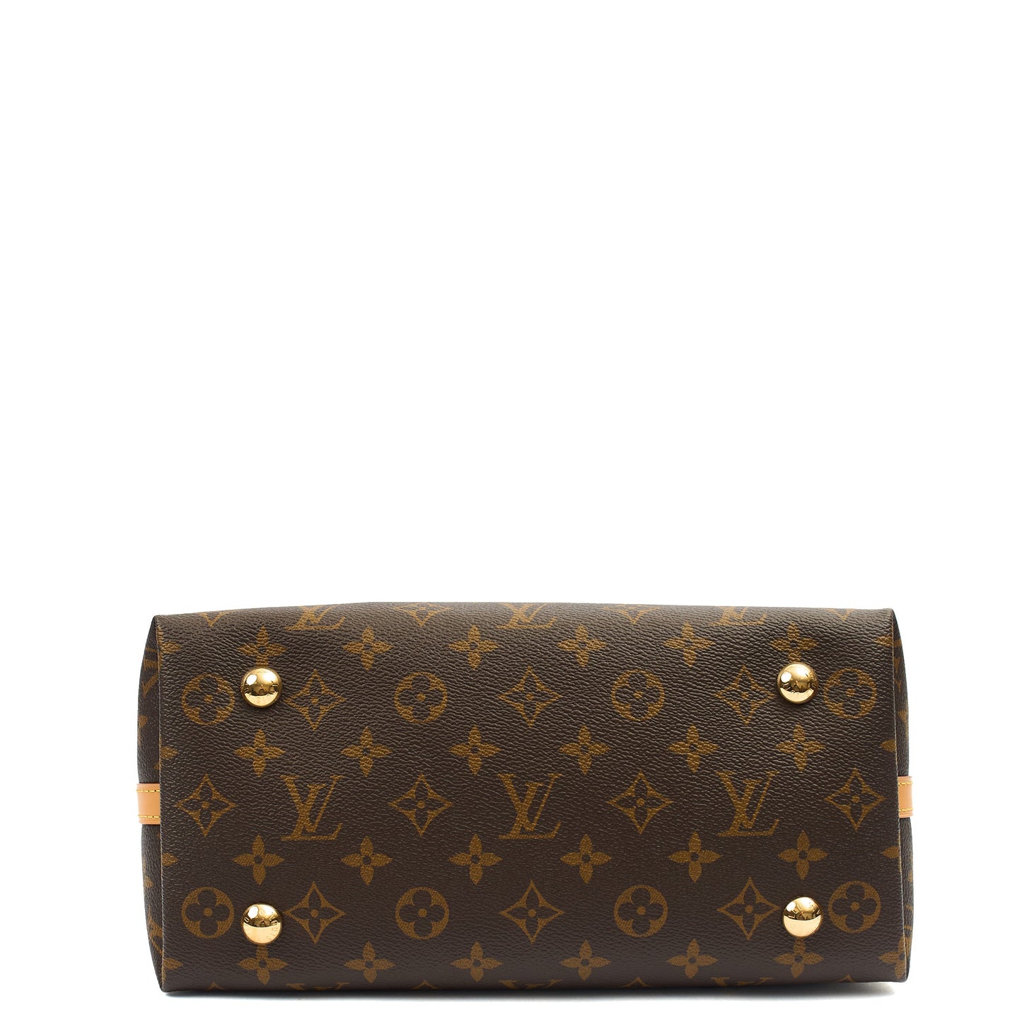 Louis Vuitton Shoulder Bag Carryall PM Bag in Monogram, Canvas — Top View