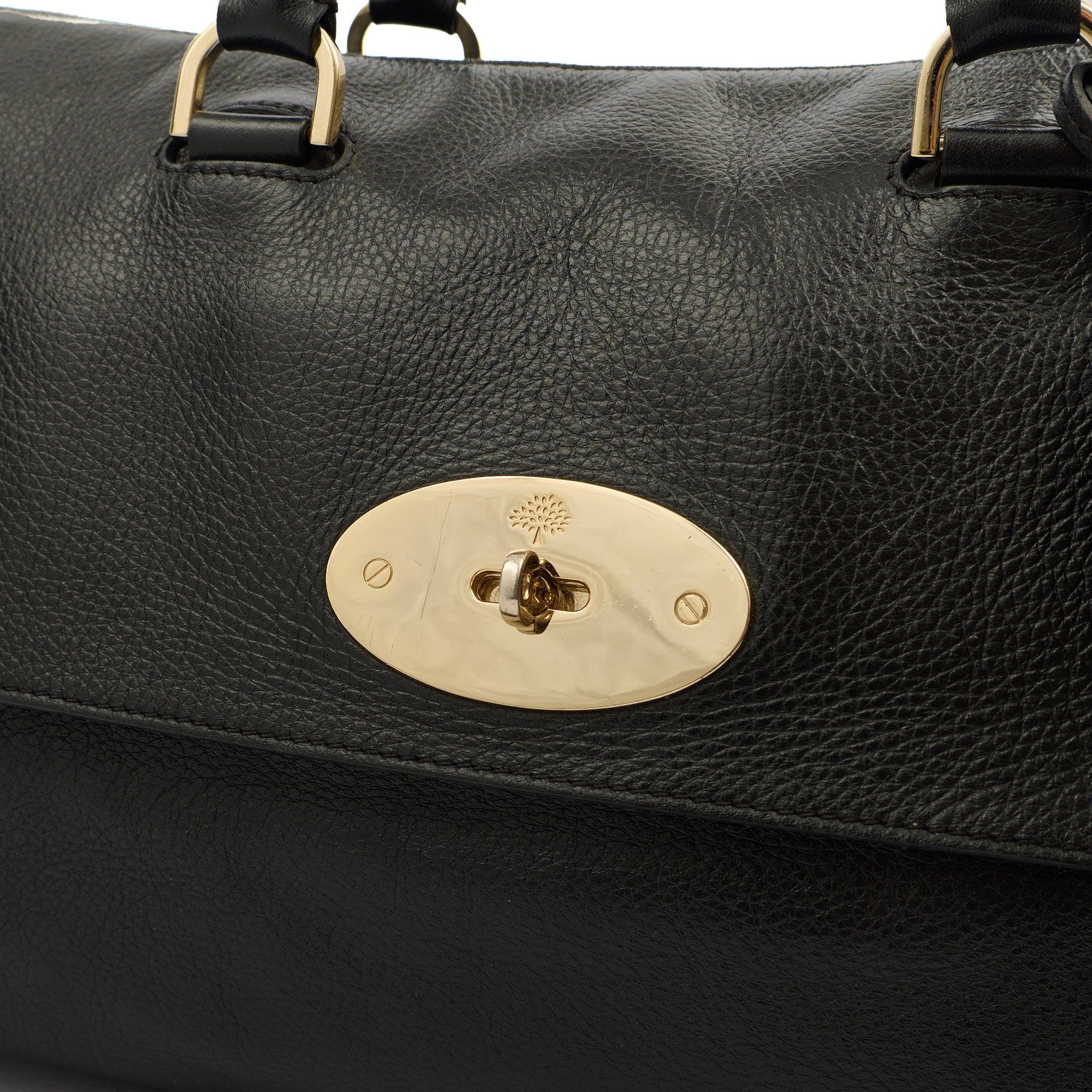 Mulberry Tote Del Rey in Black, Calfskin Leather — Alternate View 18