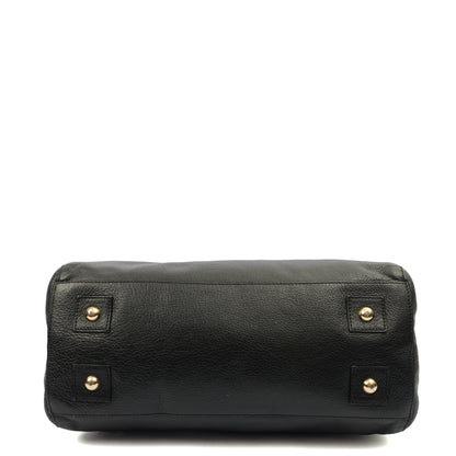 Mulberry Tote Del Rey in Black, Calfskin Leather — Alternate View 16