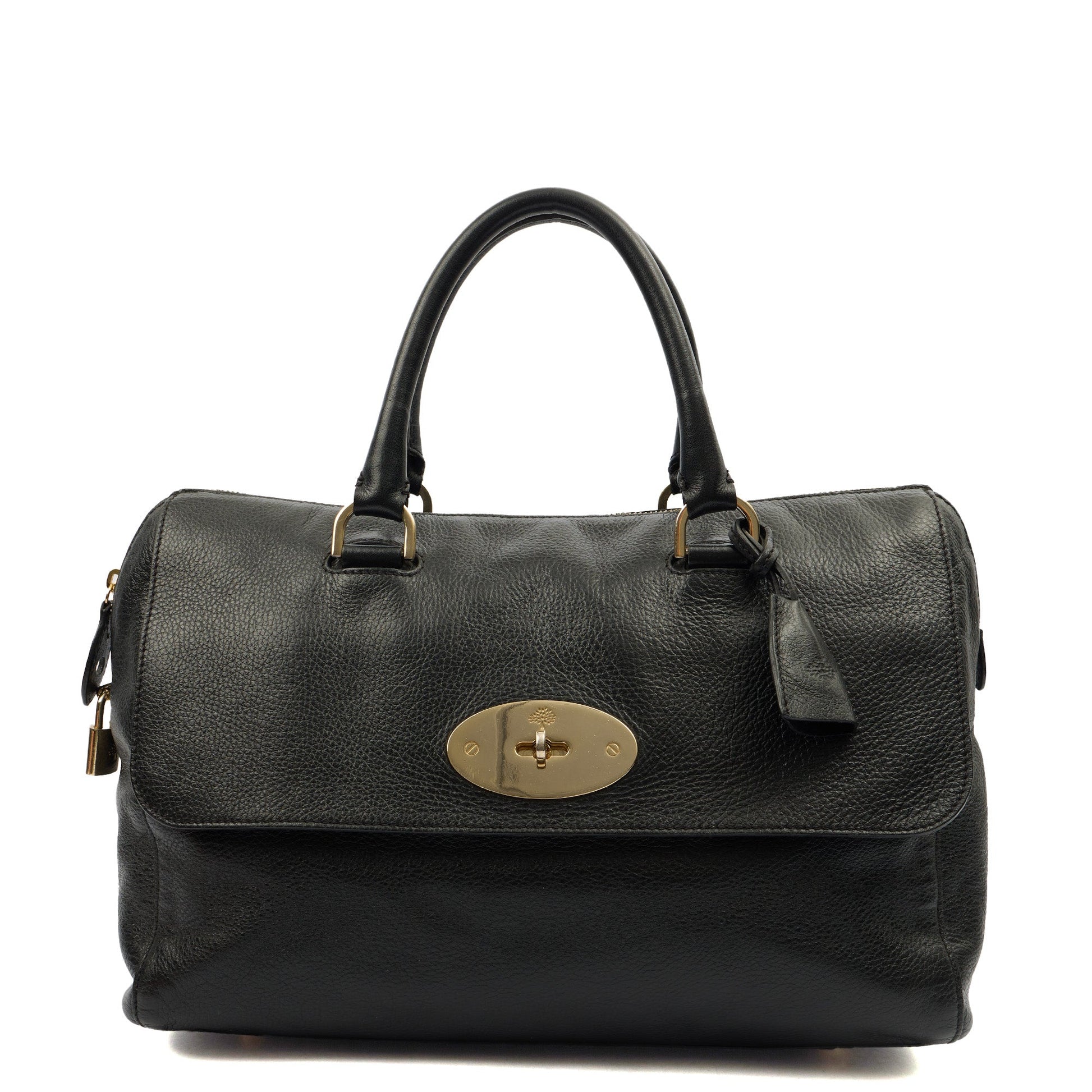 Mulberry Tote Del Rey in Black, Calfskin Leather — Alternate View 13