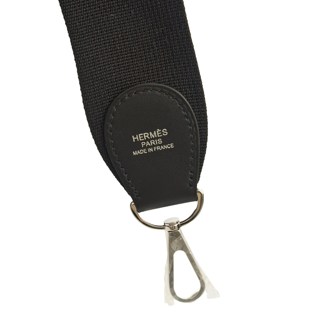 Hermes Evelyne 29 in Black, Canvas — Alternate View 8
