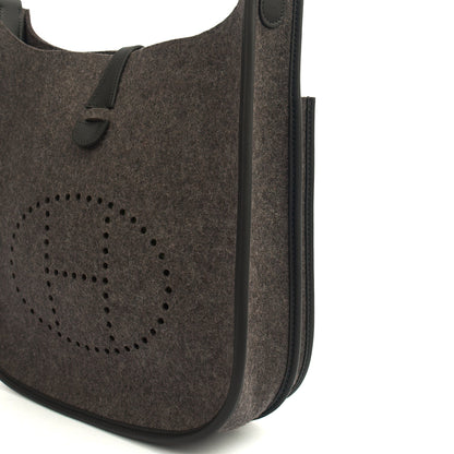 Hermes Evelyne 29 in Black, Canvas — Alternate View 16