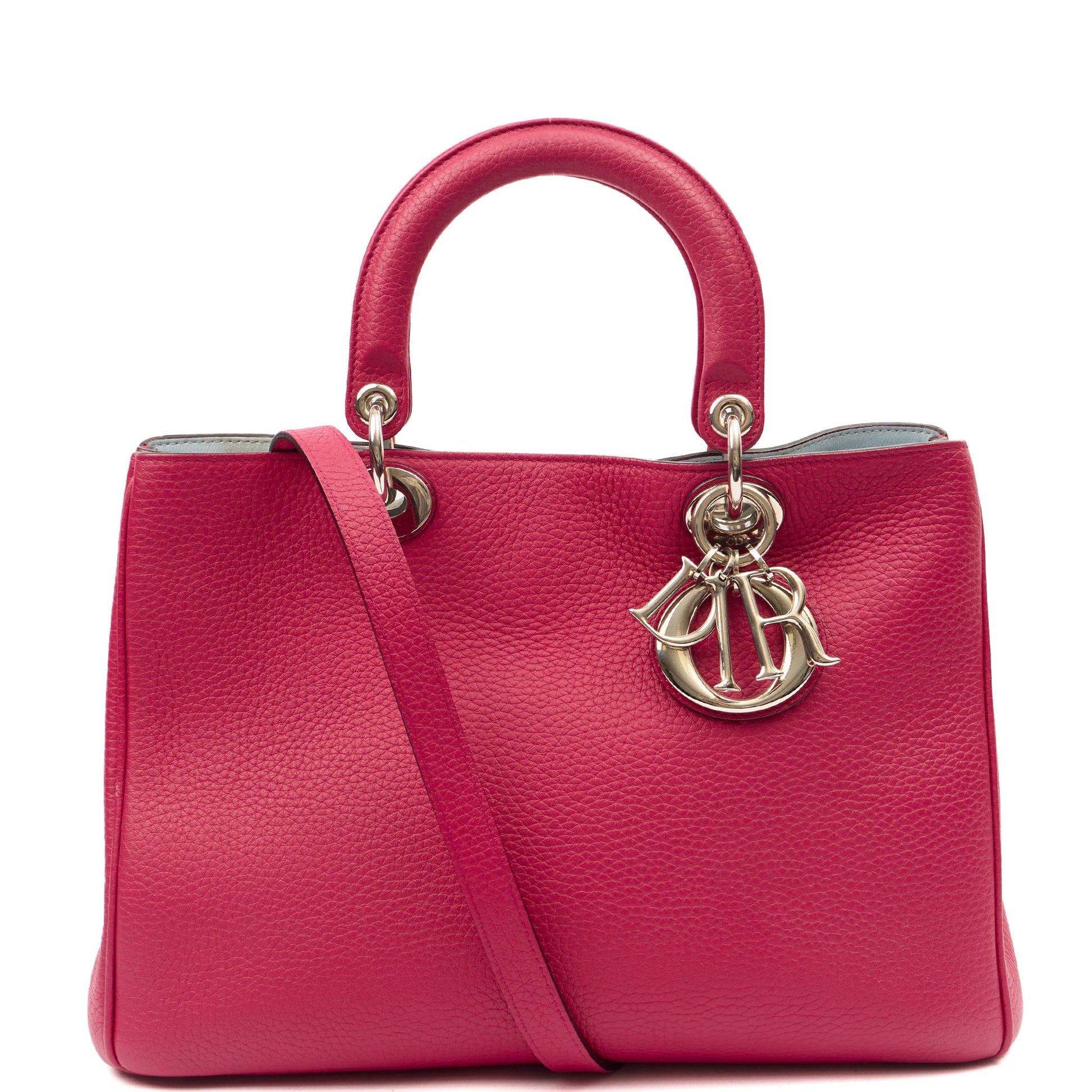 Christian Dior Tote Diorissimo - Small in Pink, Leather — Alternate View 13