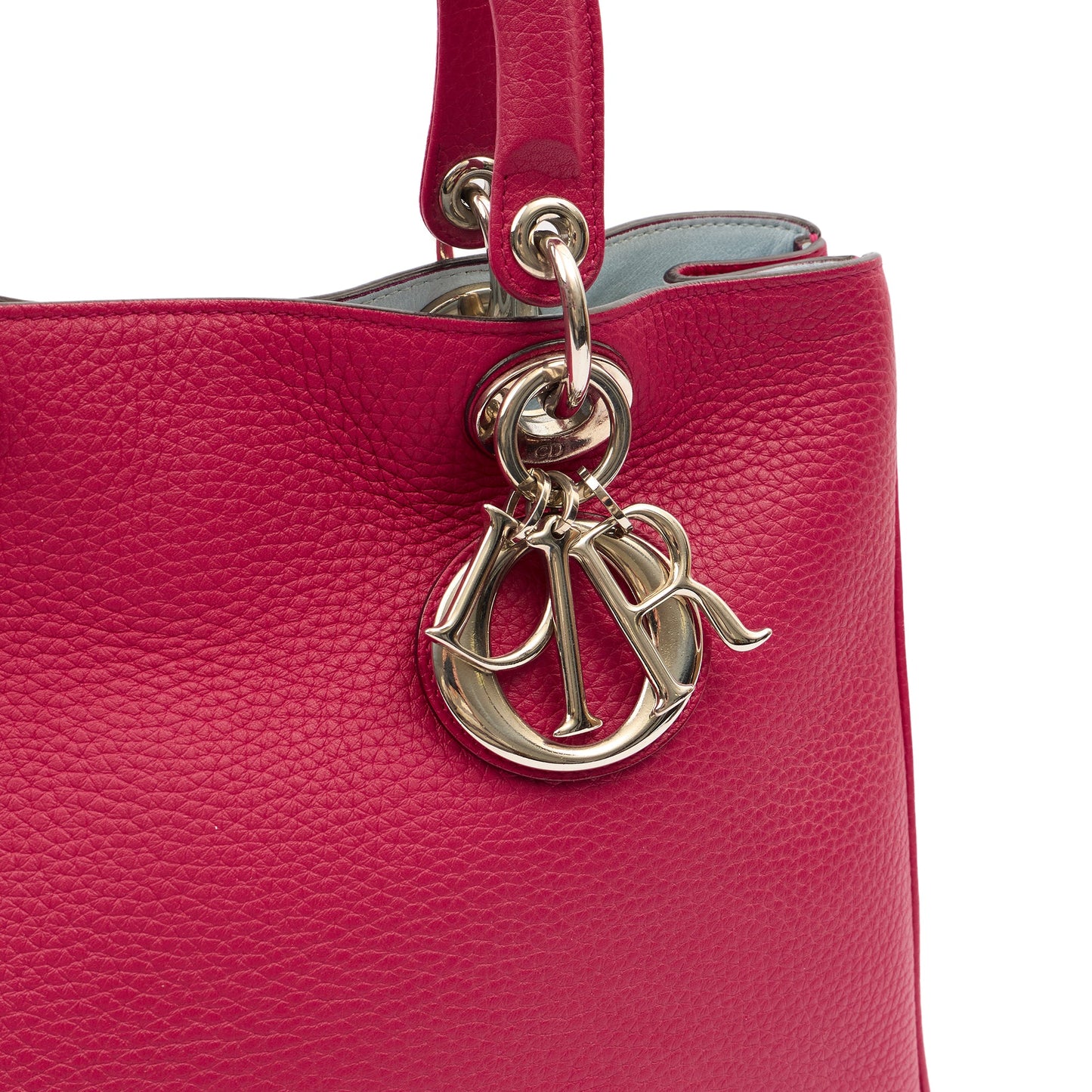 Christian Dior Tote Diorissimo - Small in Pink, Leather — Lifestyle View