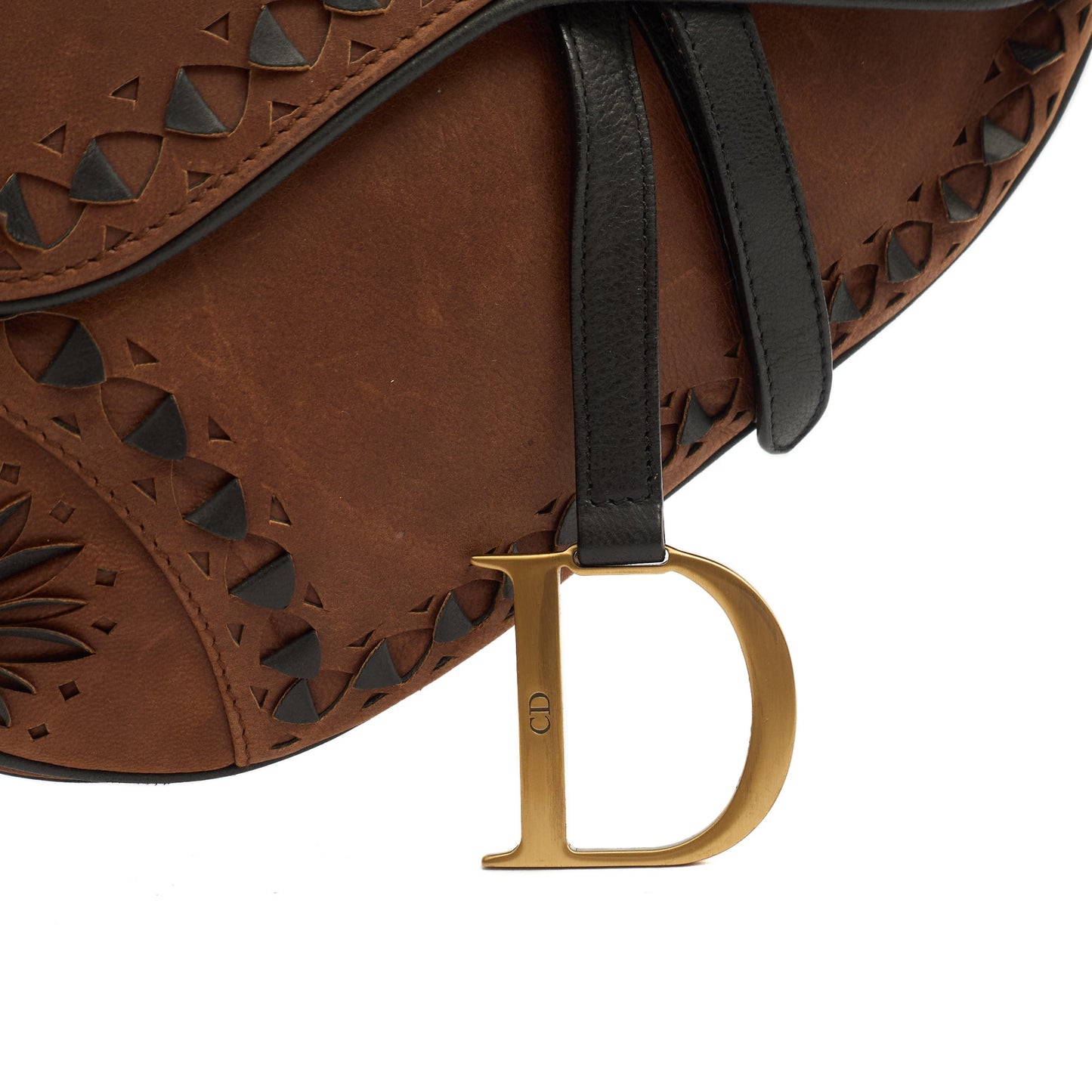 Christian Dior Shoulder Bag Saddle Bag in Brown, Leather — Alternate View 14