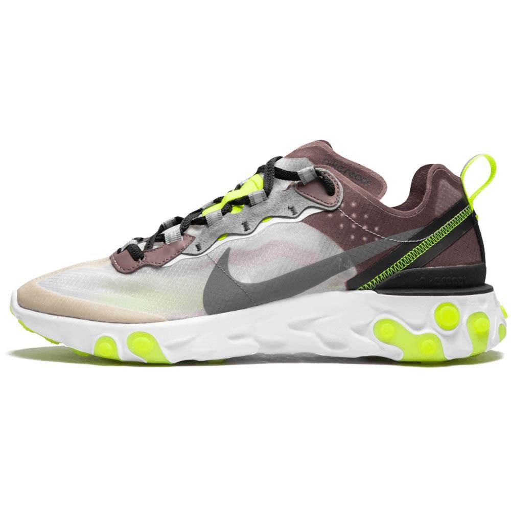 Nike React Element 87 Desert Sand — UK 3 | EU 35.5 | US 3.5 — Front View