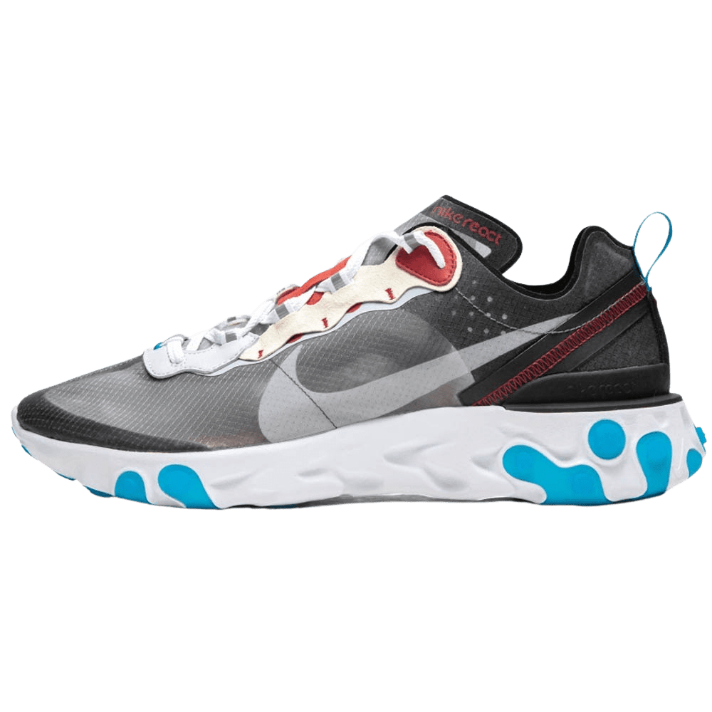 Nike React Element 87 Dark Grey — UK 3 | EU 35.5 | US 3.5 — Front View