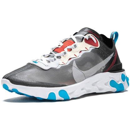 Nike React Element 87 Dark Grey — UK 3 | EU 35.5 | US 3.5 — Top View