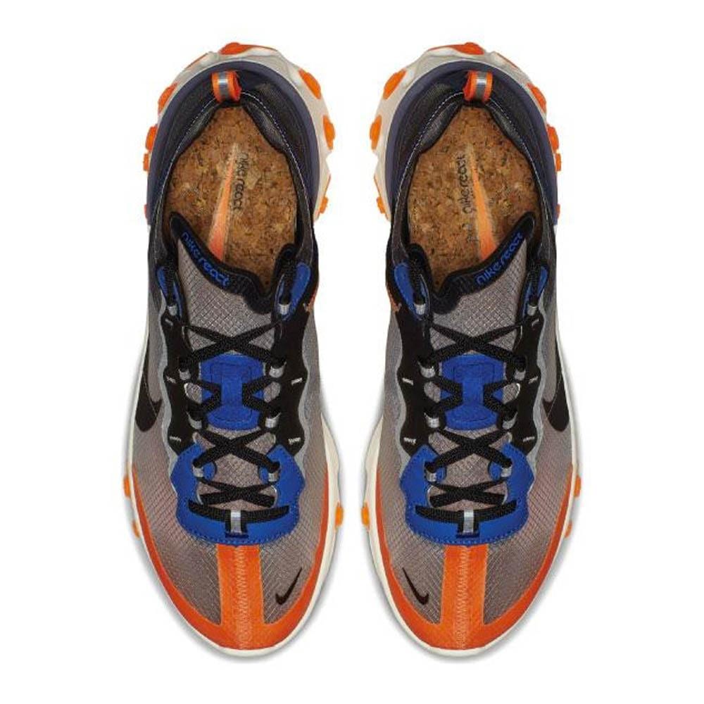 Nike React Element 87 Blue Orange — UK 3 | EU 35.5 | US 3.5 — Back View