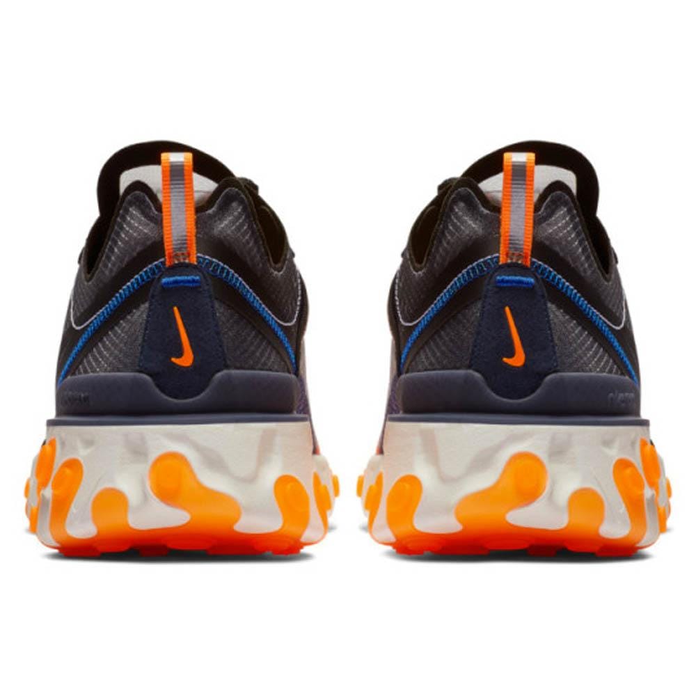 Nike React Element 87 Blue Orange — UK 3 | EU 35.5 | US 3.5 — Top View