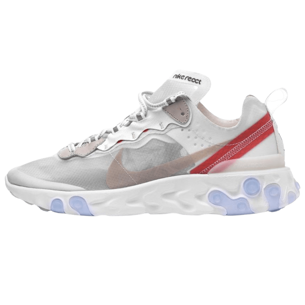 Nike React Element 87 Sail Light Bone — UK 3 | EU 35.5 | US 3.5 — Front View