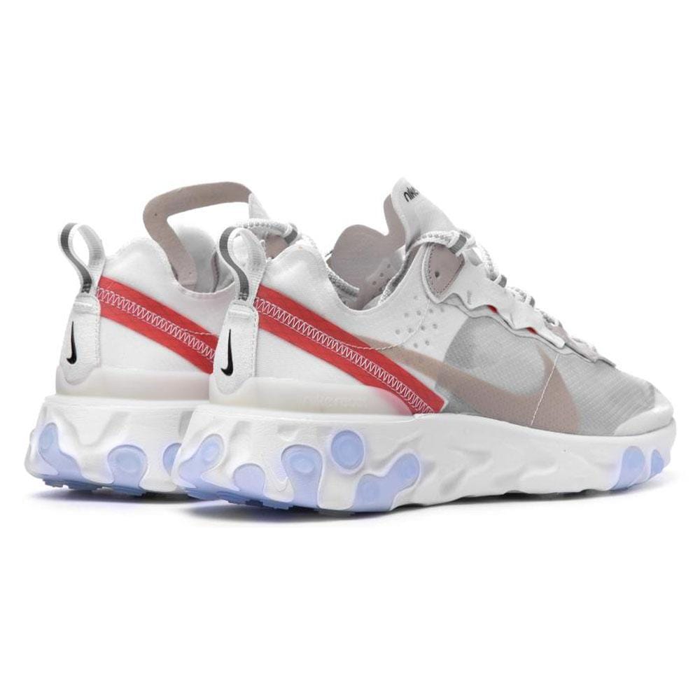 Nike React Element 87 Sail Light Bone — UK 3 | EU 35.5 | US 3.5 — Back View