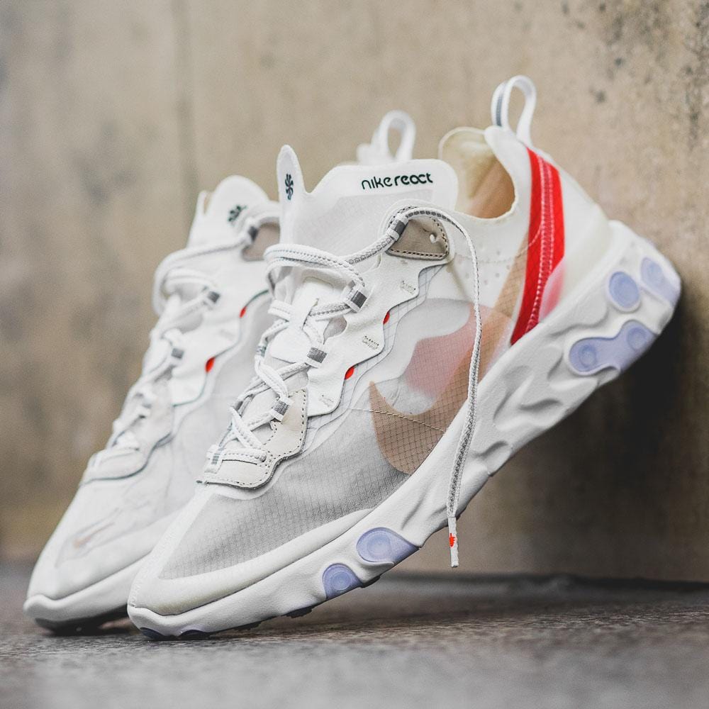 Nike React Element 87 Sail Light Bone — UK 3 | EU 35.5 | US 3.5 — Alternate View 8