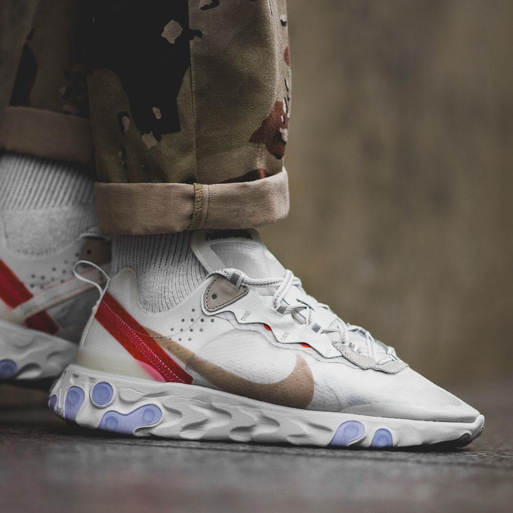 Nike React Element 87 Sail Light Bone — UK 3 | EU 35.5 | US 3.5 — Alternate View 7