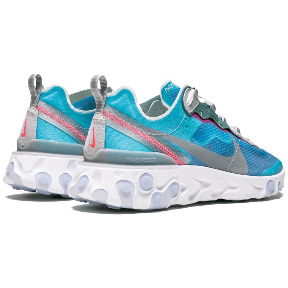 Nike React Element 87 Royal Tint Blue — UK 3 | EU 35.5 | US 3.5 — Back View