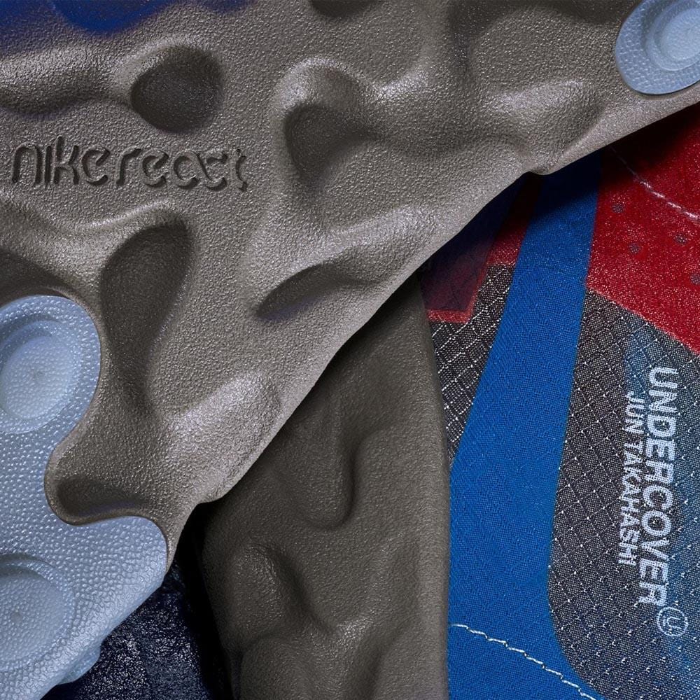 Undercover x Nike React Element 87 Khaki Red — UK 3 | EU 35.5 | US 3.5 — Alternate View 7
