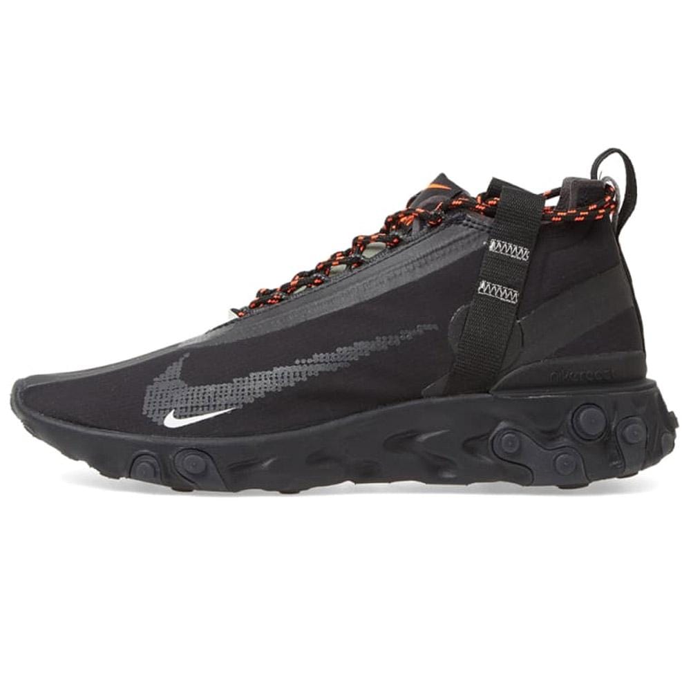 Nike React SP Mid ISPA Black — UK 3 | EU 35.5 | US 3.5 — Front View