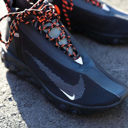 Nike React SP Mid ISPA Black — UK 3 | EU 35.5 | US 3.5 — Back View