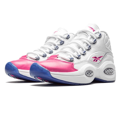 Reebok Question Mid x  Eric Emanuel 'Pink Toe' — UK 2.5 | EU 34 | US 3.5 — Side View