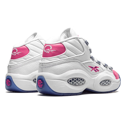 Reebok Question Mid x  Eric Emanuel 'Pink Toe' — UK 2.5 | EU 34 | US 3.5 — Back View
