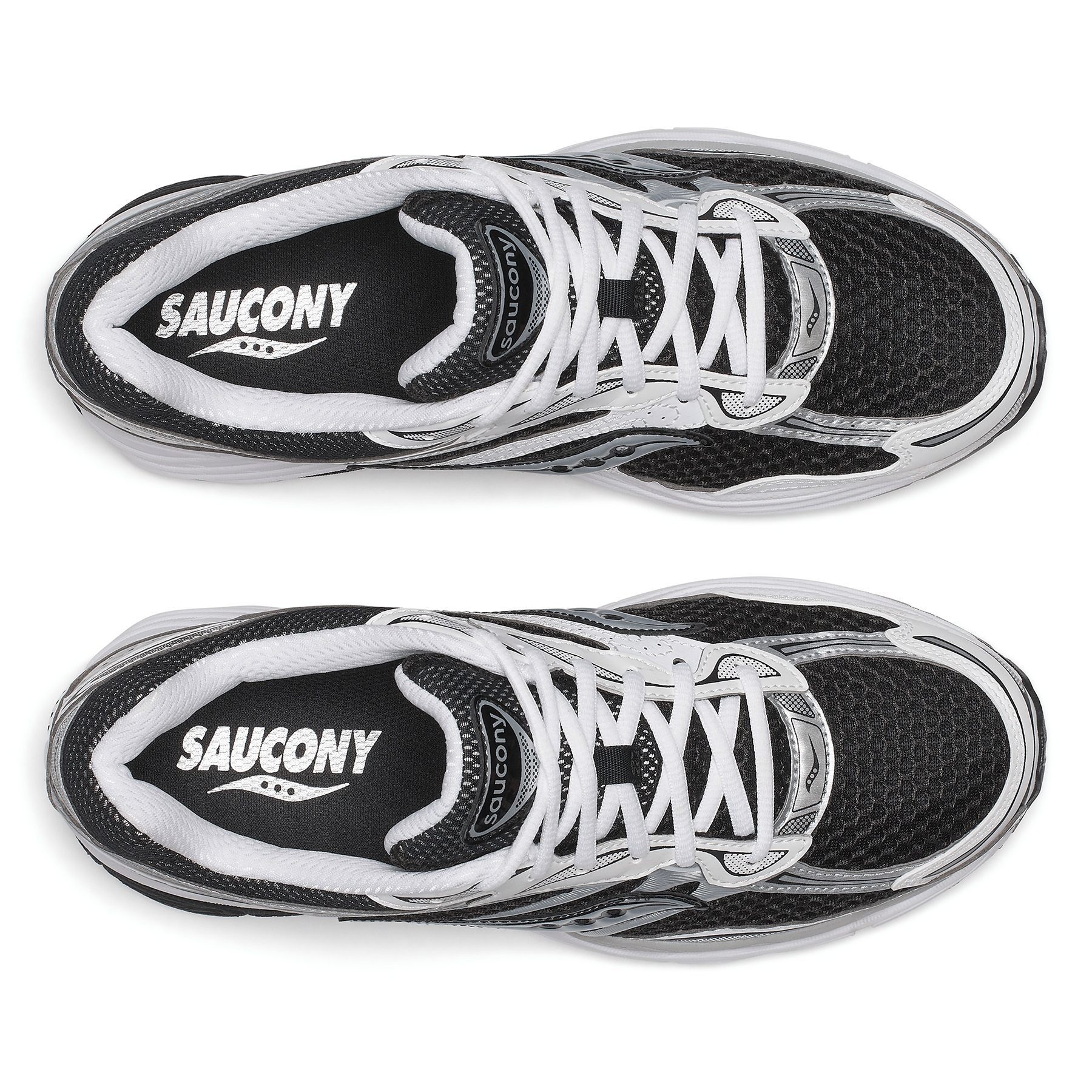 Saucony Progrid Omni 9 OG 'Black White' — UK 1 — Top View