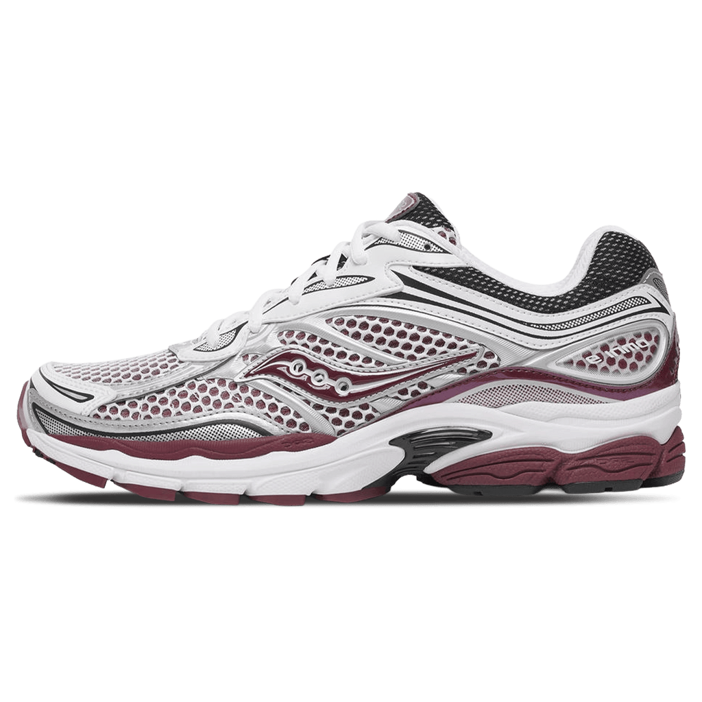 Saucony Progrid Omni 9 OG 'White Maroon' — UK 1 — Front View