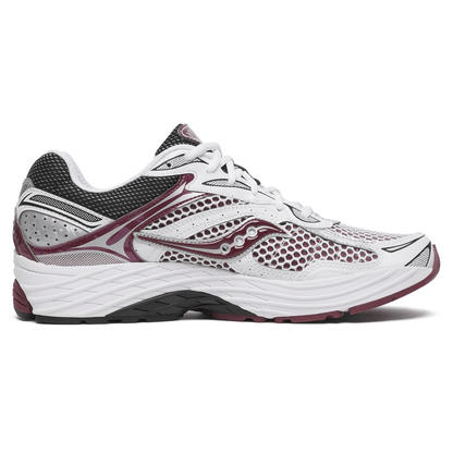 Saucony Progrid Omni 9 OG 'White Maroon' — UK 1 — Side View
