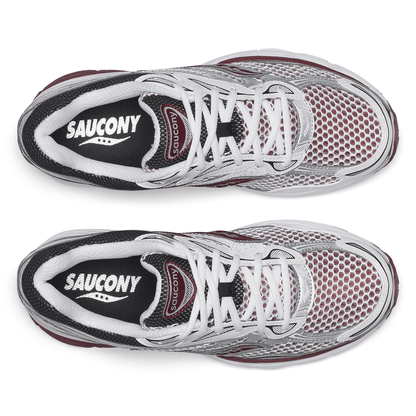 Saucony Progrid Omni 9 OG 'White Maroon' — UK 1 — Top View