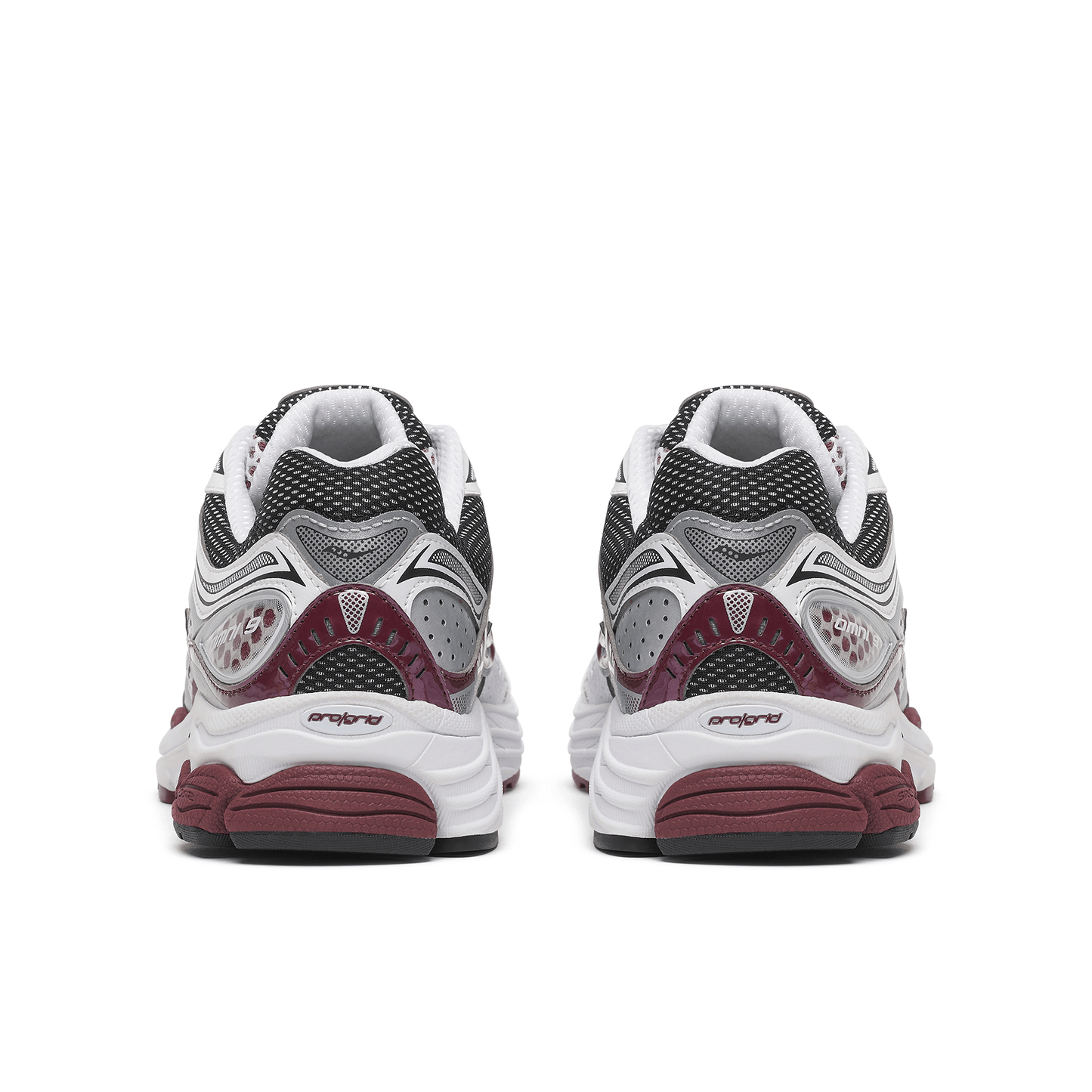 Saucony Progrid Omni 9 OG 'White Maroon' — UK 1 — Detail View