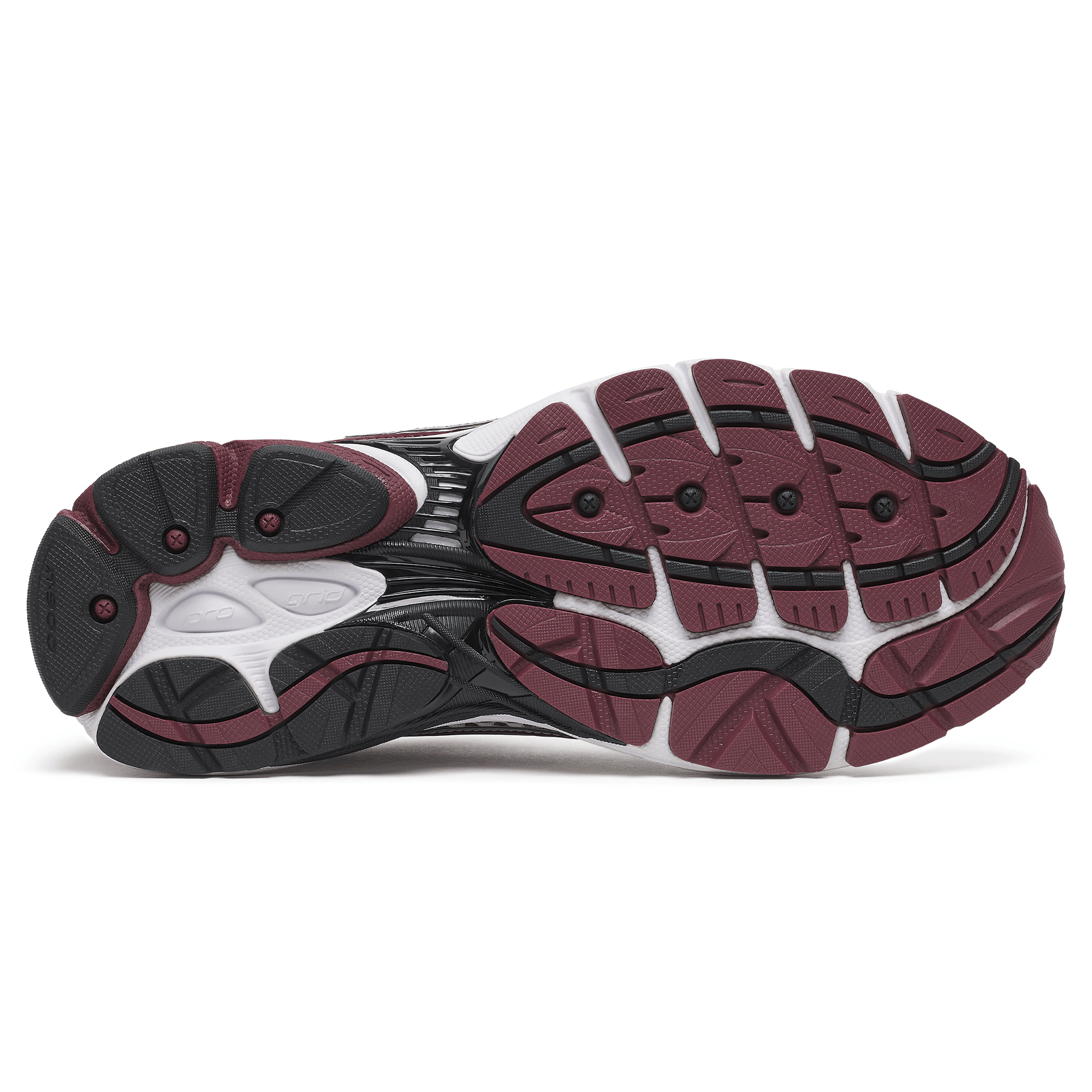 Saucony Progrid Omni 9 OG 'White Maroon' — UK 1 — Lifestyle View