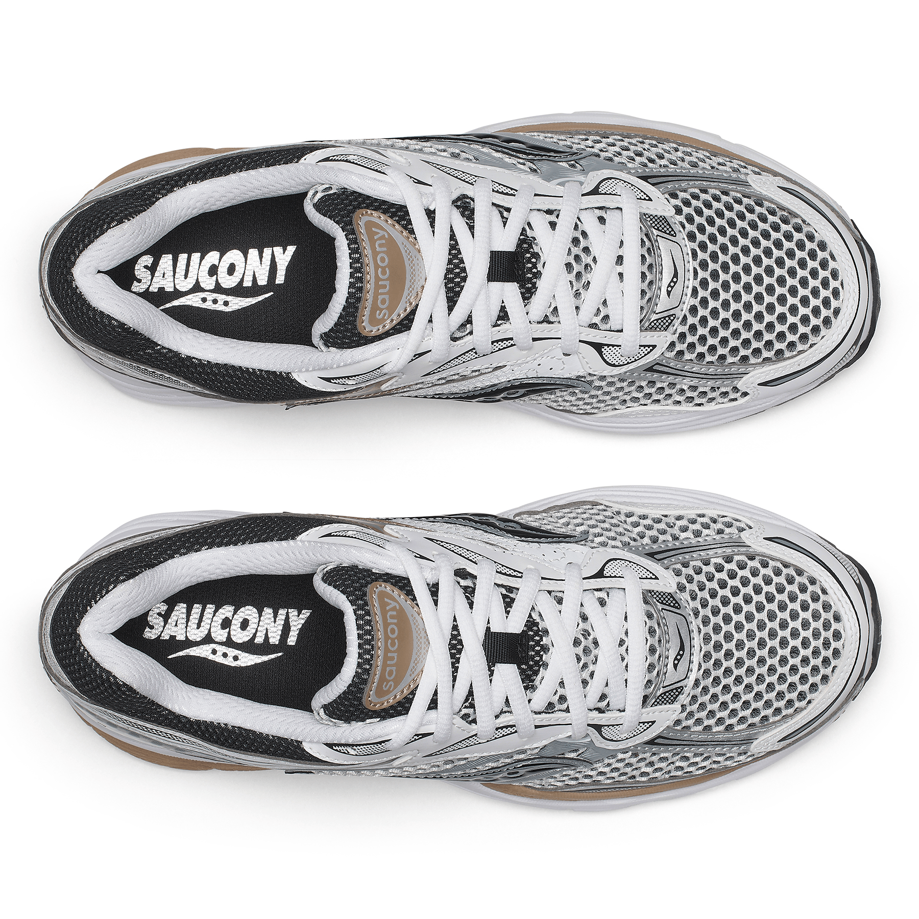 Saucony Progrid Omni 9 OG 'White Saddle' — UK 1 — Top View