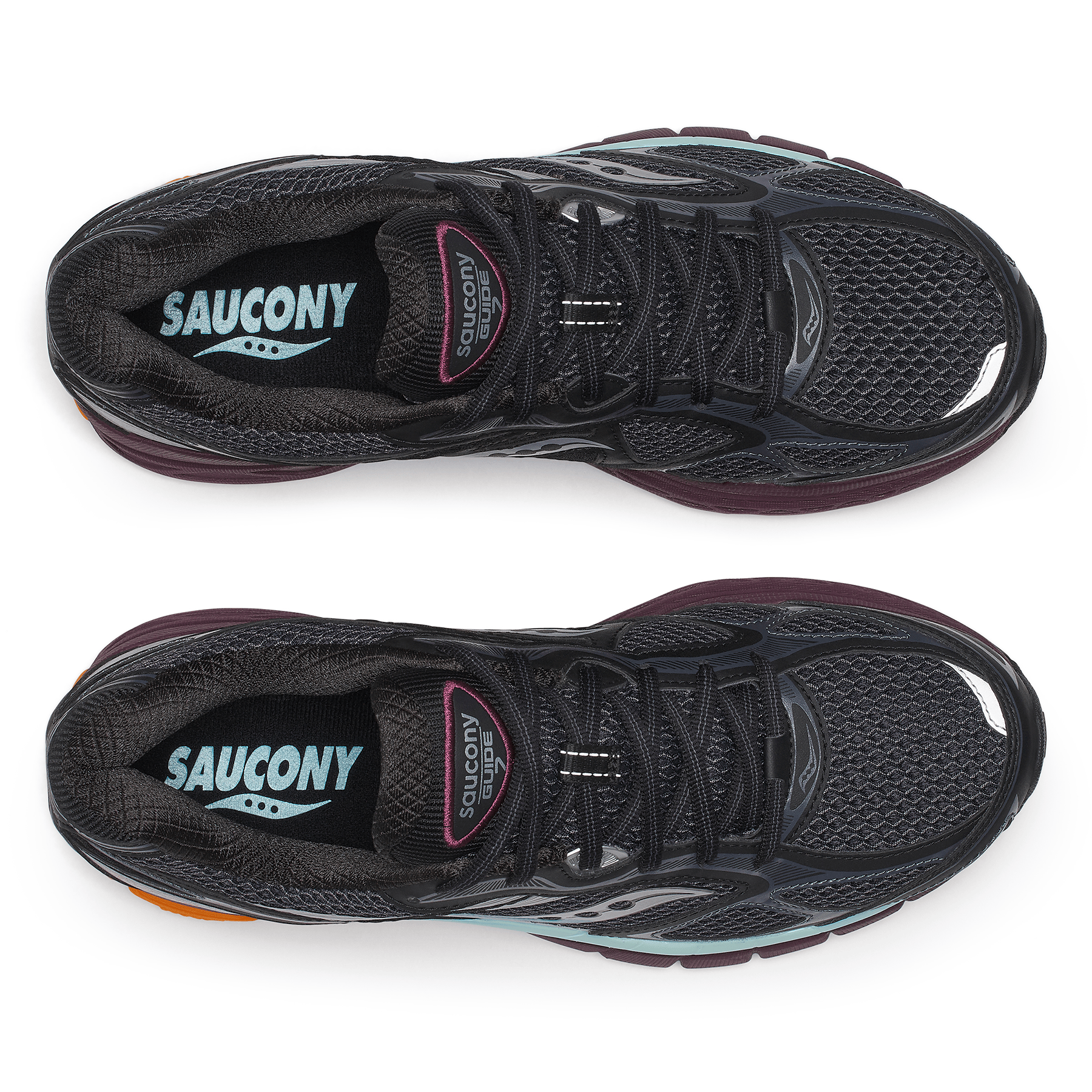Saucony Progrid Guide 7 'Black Multi' — UK 1 — Top View