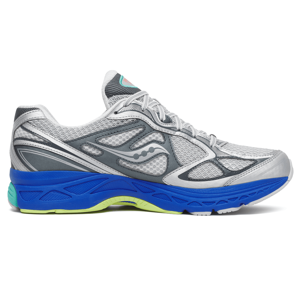 Saucony Progrid Guide 7 'Silver Multi' — UK 1 — Side View