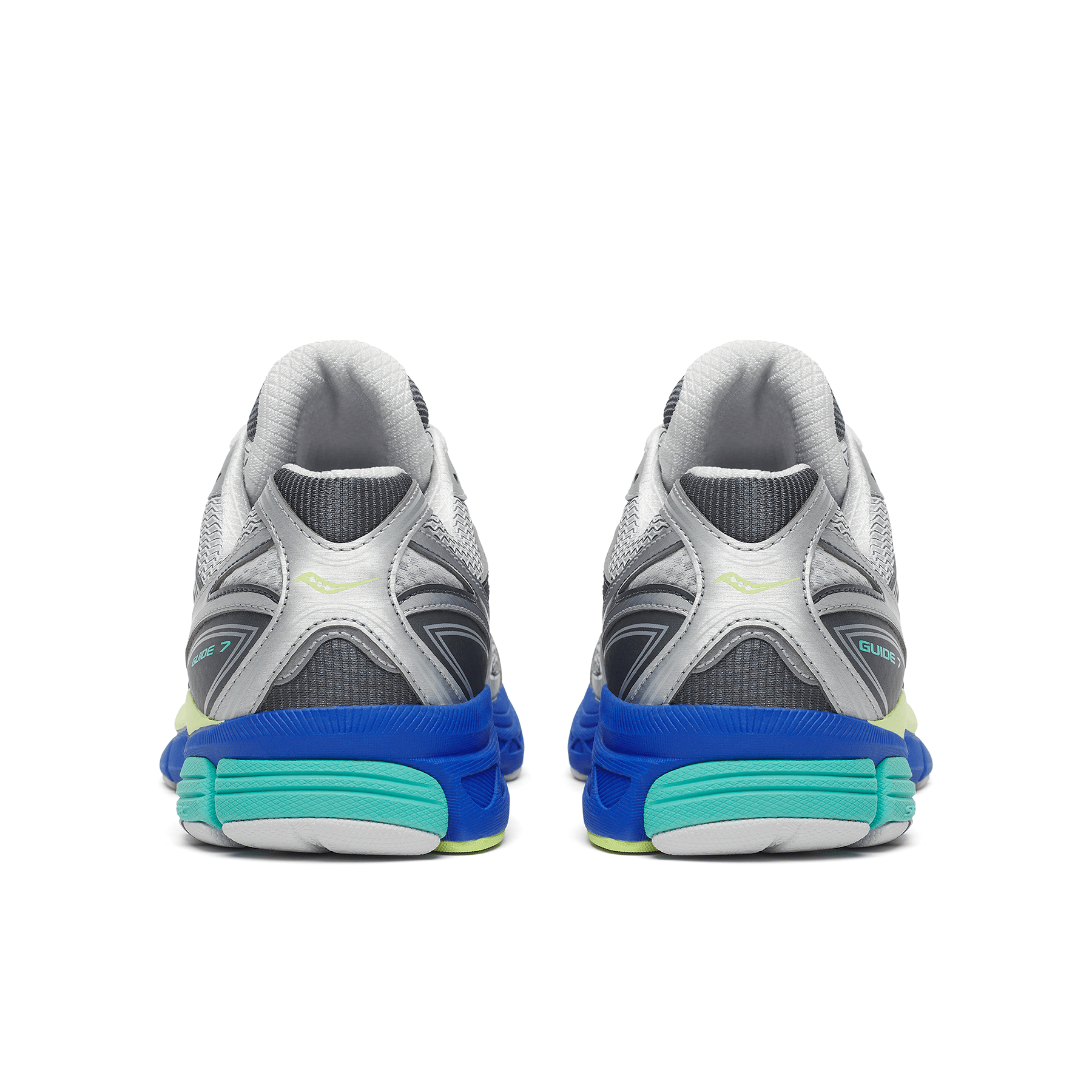 Saucony Progrid Guide 7 'Silver Multi' — UK 1 — Detail View
