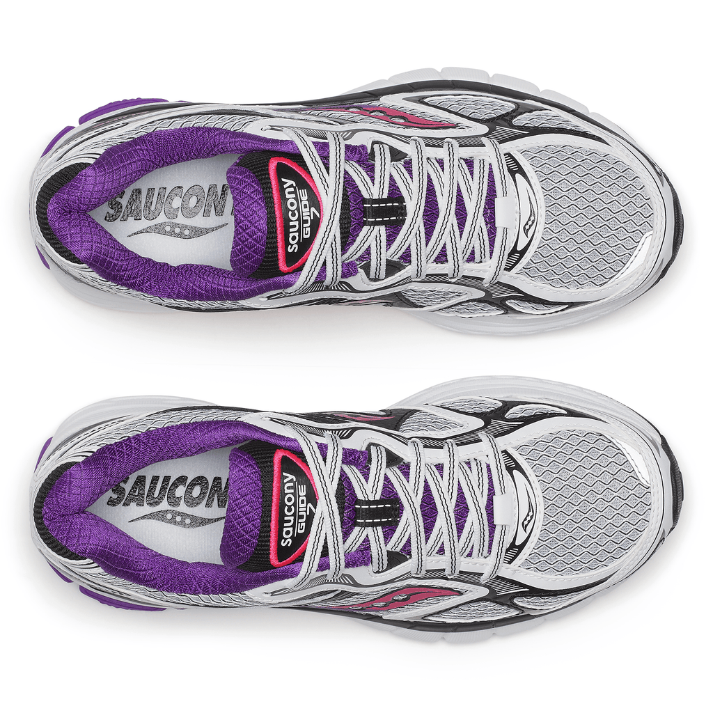 Saucony Progrid Guide 7 'White Drupe' — UK 1 — Top View