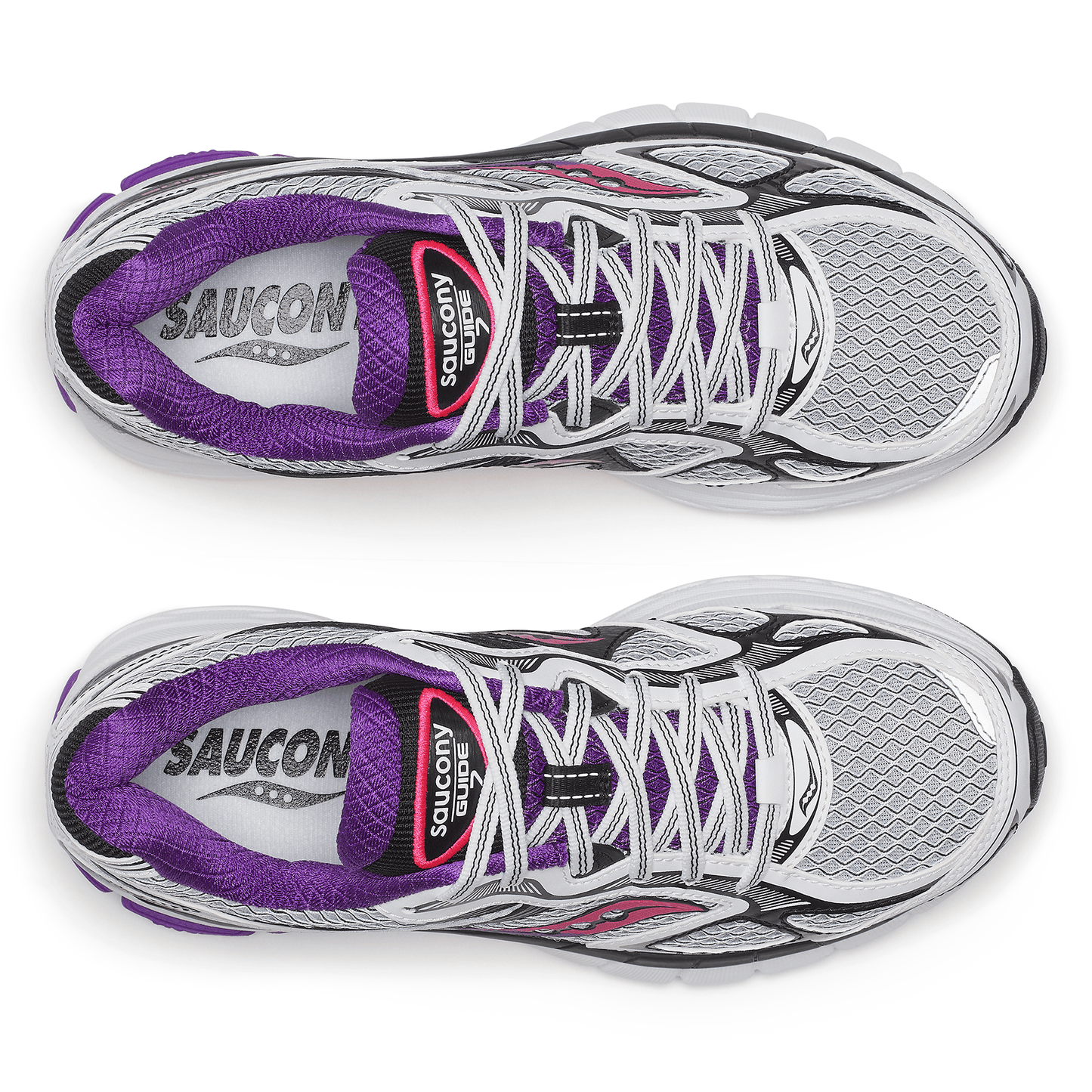 Saucony Progrid Guide 7 'White Drupe' — UK 1 — Top View