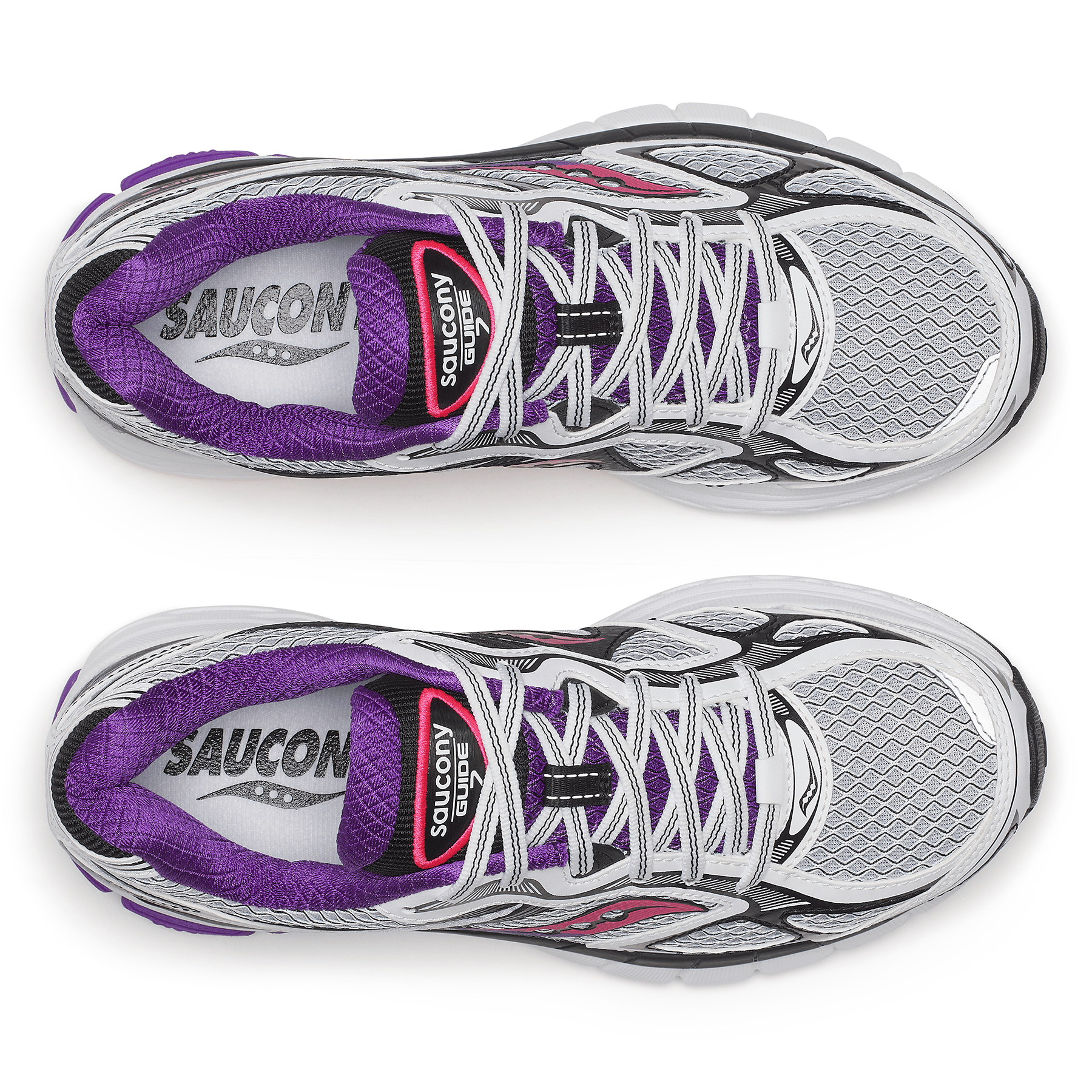 Saucony Progrid Guide 7 'White Drupe' — UK 1 — Top View
