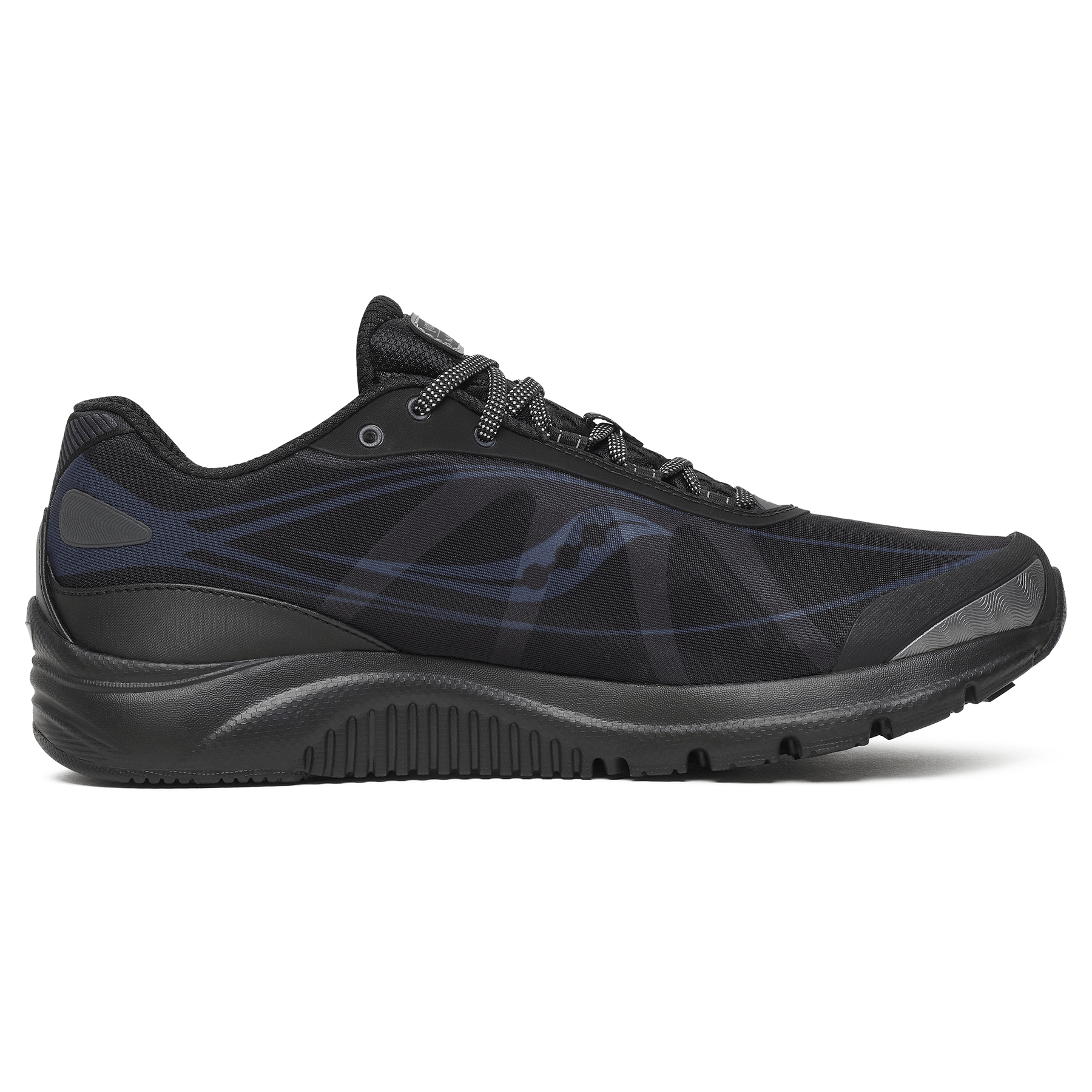 Saucony Kinvara 1 'Black Ebony' — UK 1 — Side View