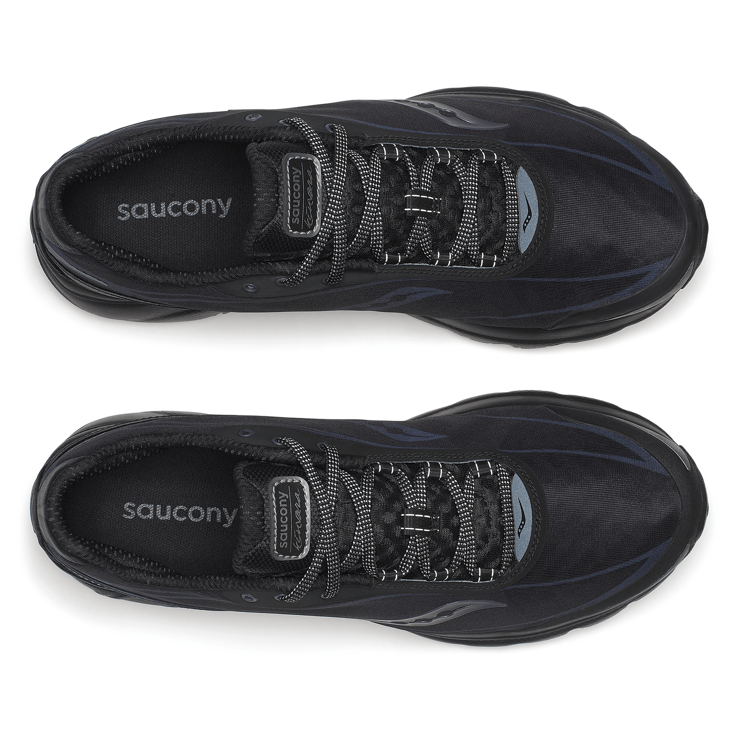 Saucony Kinvara 1 'Black Ebony' — UK 1 — Top View