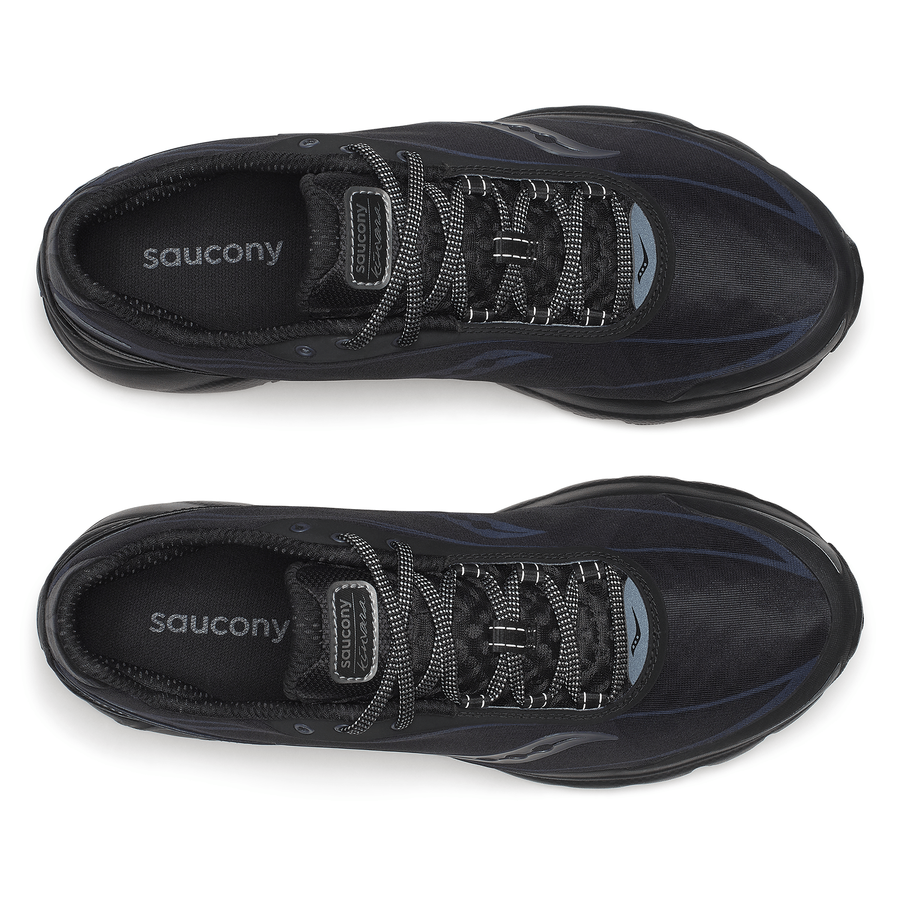 Saucony Kinvara 1 'Black Ebony' — UK 1 — Top View