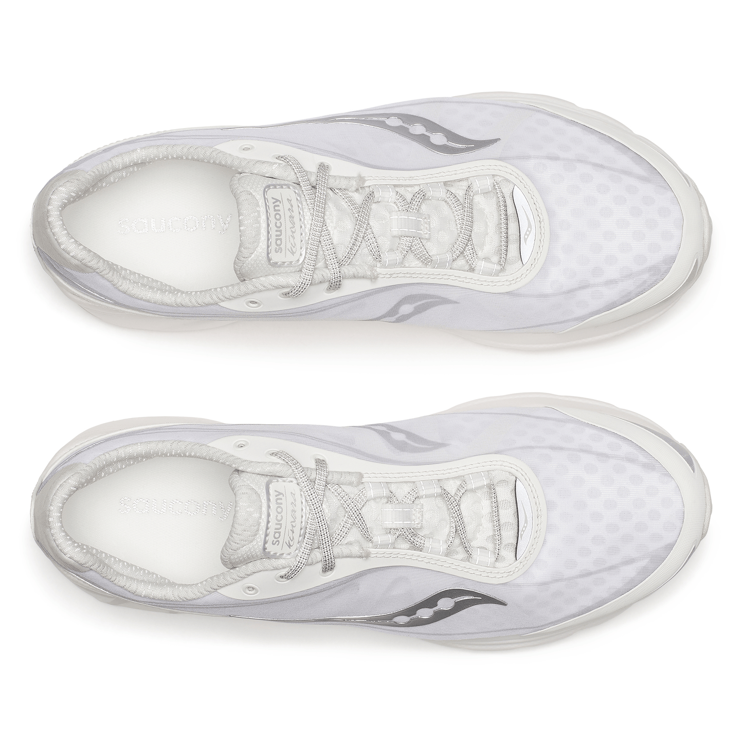 Saucony Kinvara 1 'Ivory Silver' — UK 1 — Top View