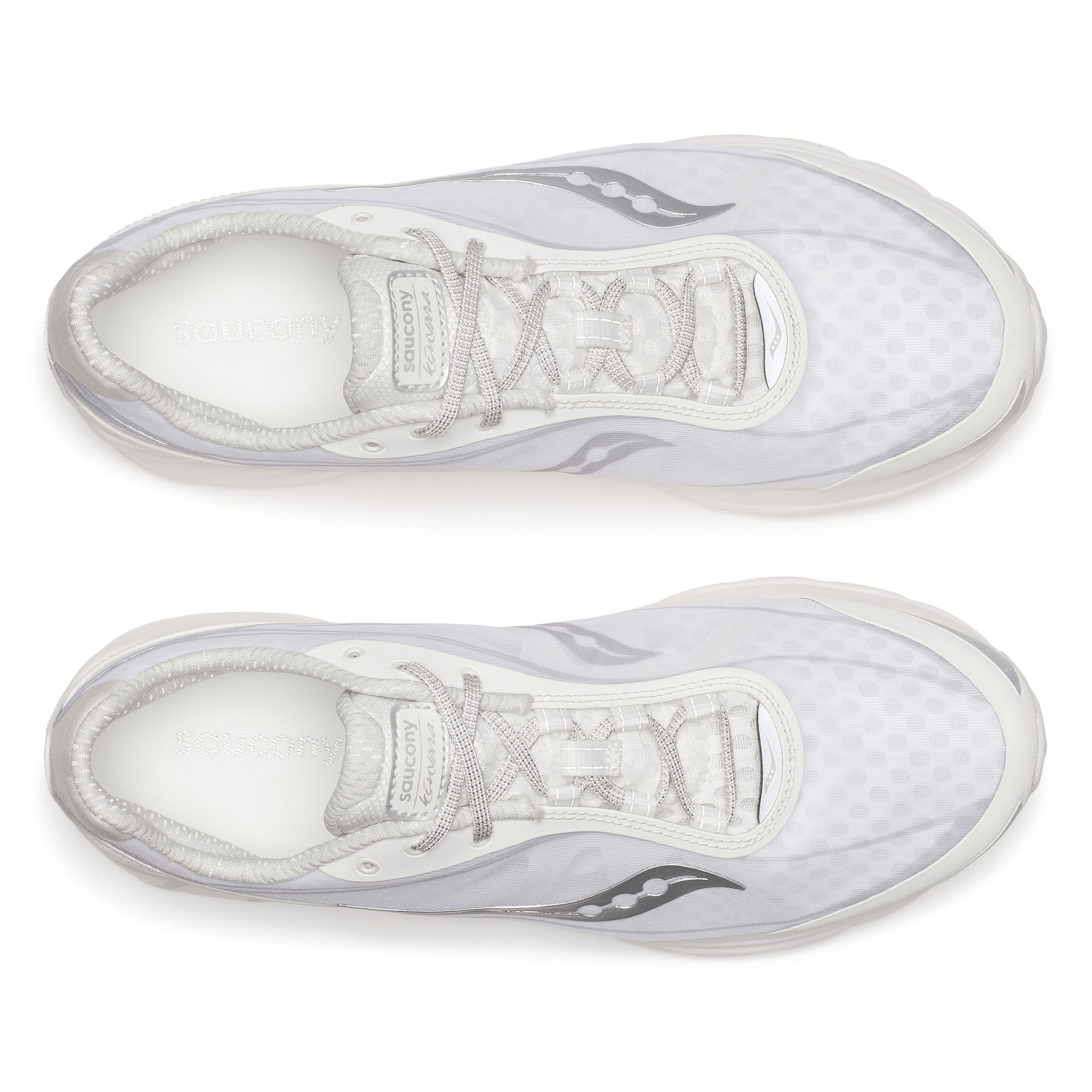 Saucony Kinvara 1 'Ivory Silver' — UK 1 — Top View
