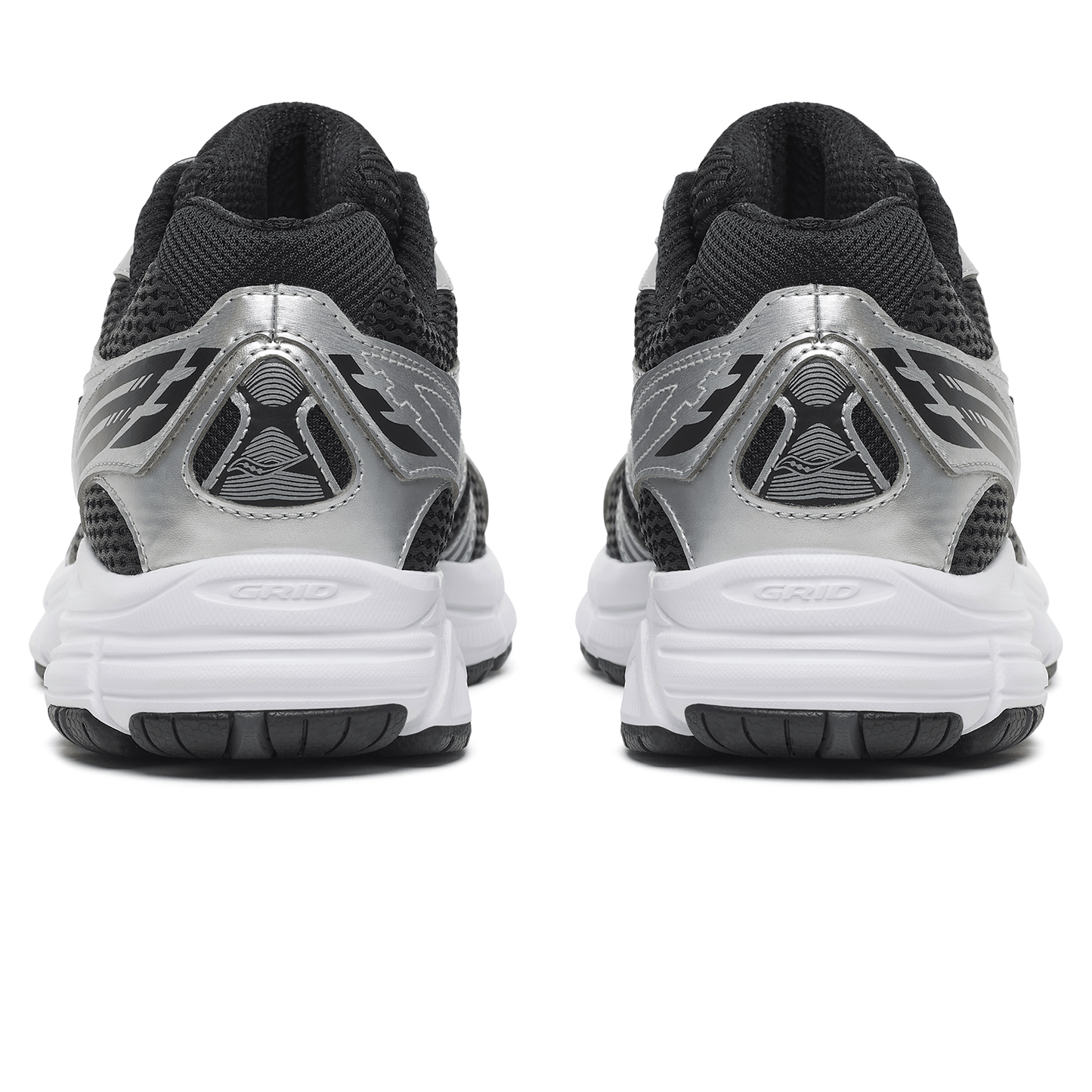 Saucony Grid Legacy 'Silver Black' — UK 1 — Top View