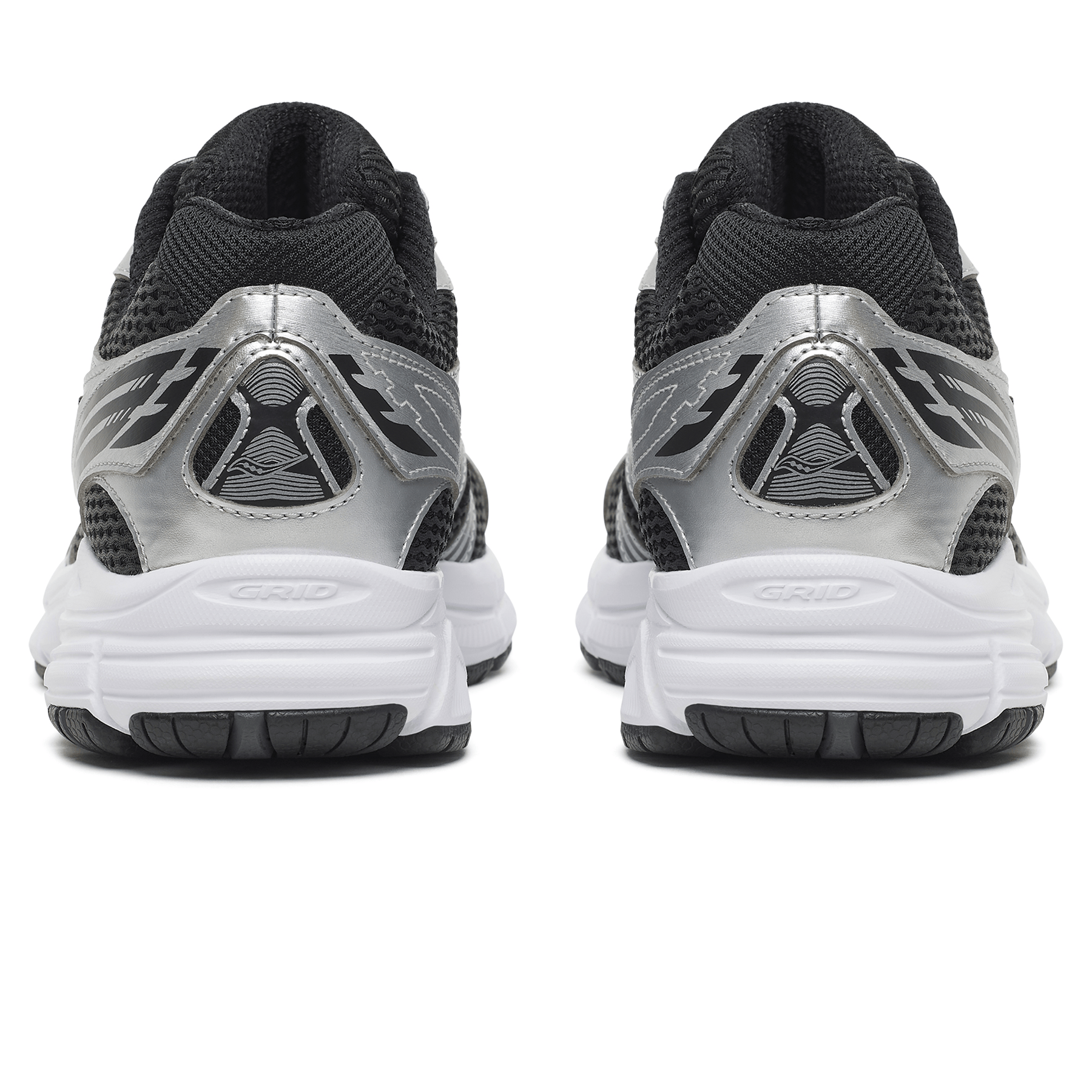 Saucony Grid Legacy 'Silver Black' — UK 1 — Top View