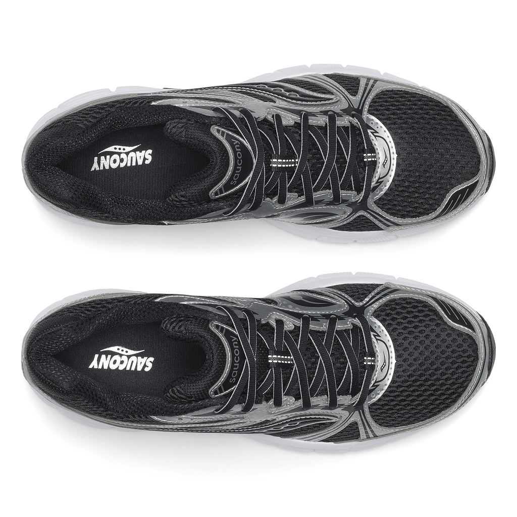 Saucony Grid Legacy 'Silver Black' — UK 1 — Detail View