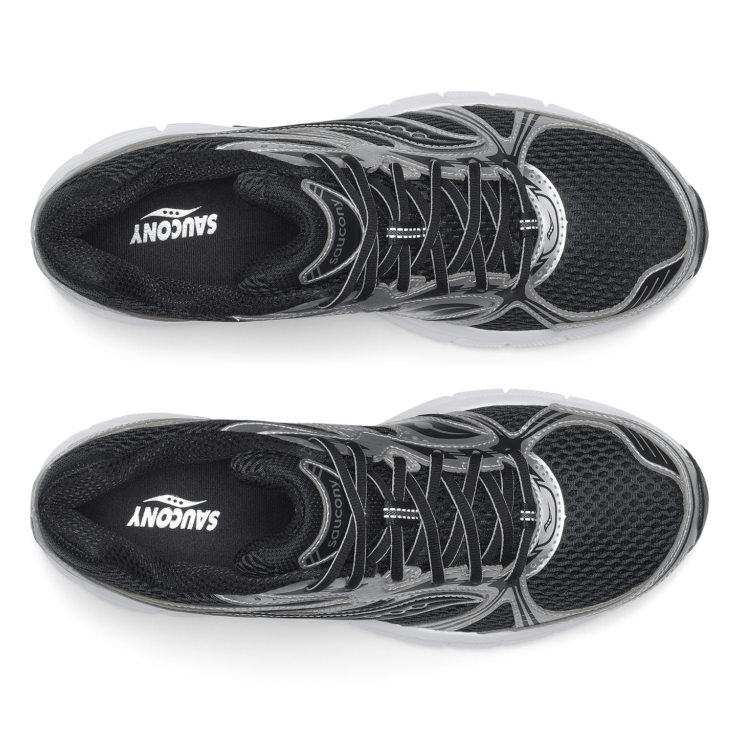 Saucony Grid Legacy 'Silver Black' — UK 1 — Detail View